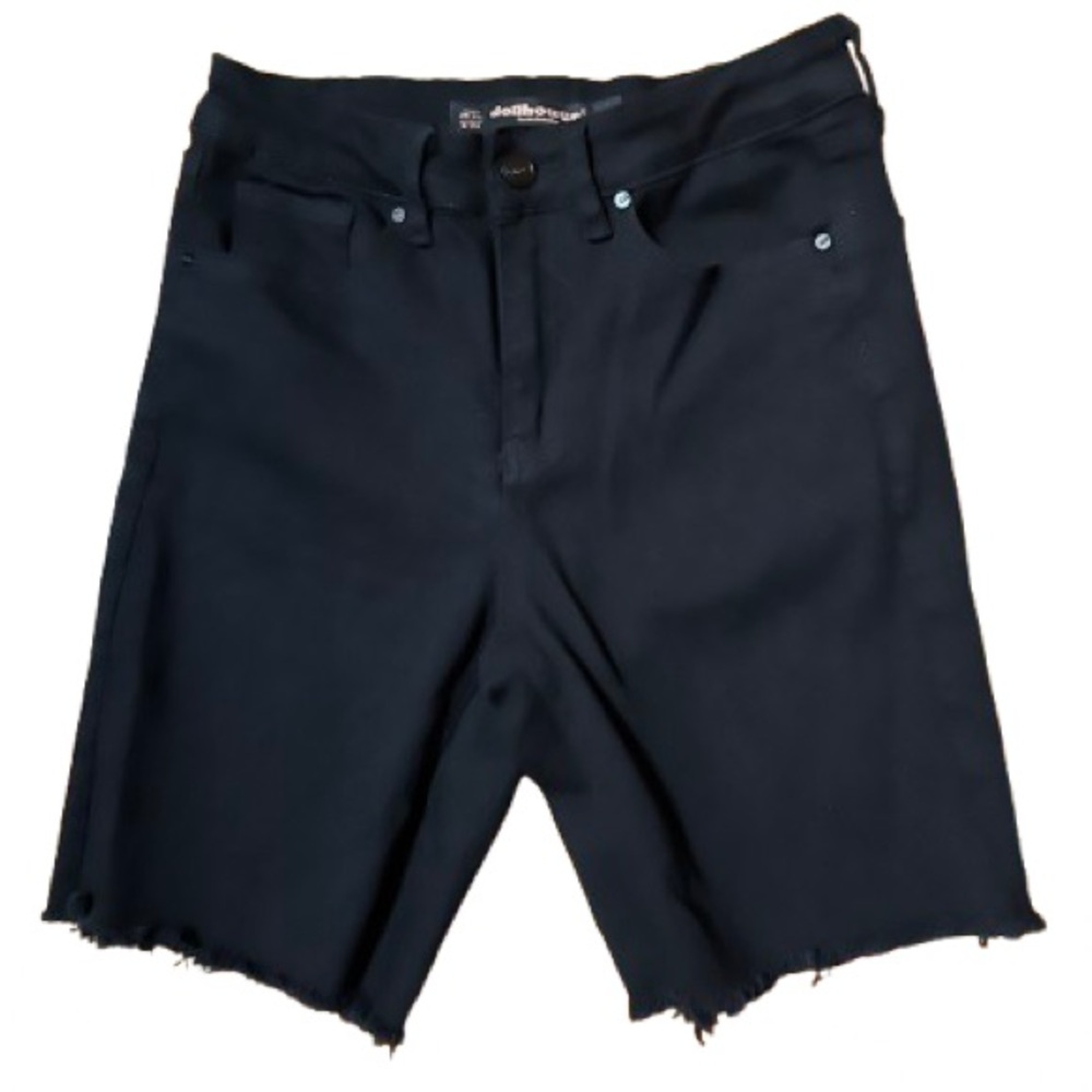 Dollhouse You Are Beautiful Black Denim Shorts Size 7/8